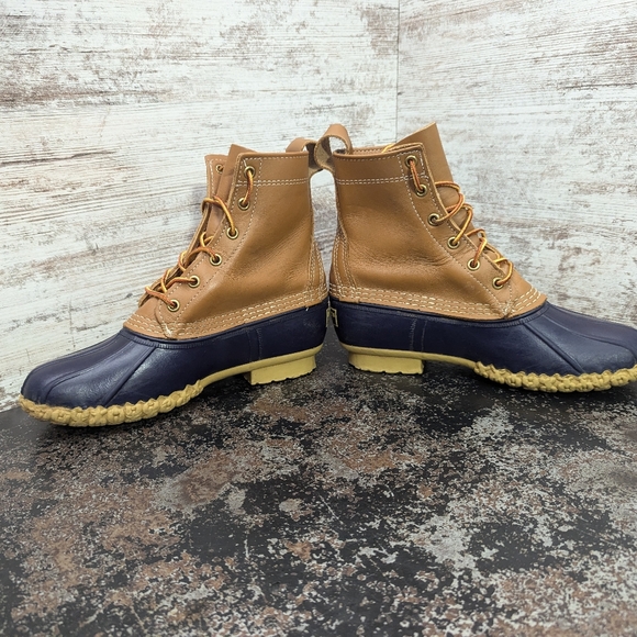 Womens L.L. Bean Duck Boots Sz 7 M Used Made in the USA Classic Winter Outdoor - Picture 4 of 8